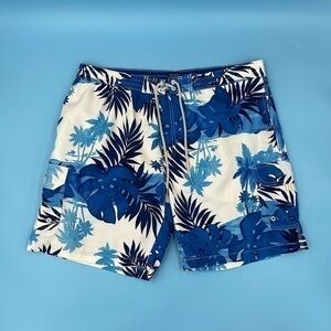 NWOT- Caribbean Joe Island Supply Cargo Swim Trunks